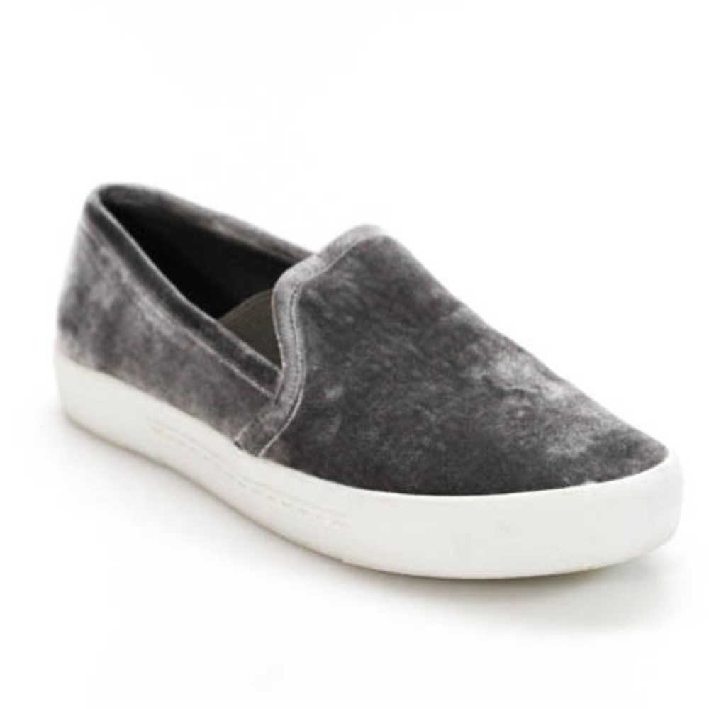 Joie Huxley Women's Slip On Gray Velvet